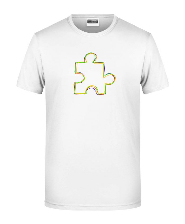 Handdrawn-Puzzle - Bio-Shirt Männer rundhals – Bild 11