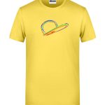 Handdrawn-Cap - Bio-Shirt Männer rundhals