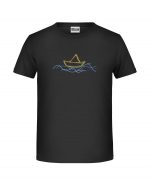 Handdrawn-Boat - Bio-Shirt Jungen rundhals – Bild 9