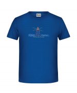 Handdrawn-lighttower - Bio-Shirt Jungen rundhals – Bild 2