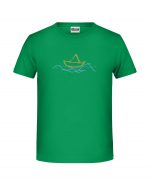 Handdrawn-Boat - Bio-Shirt Jungen rundhals – Bild 5