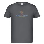 Handdrawn-lighttower - Bio-Shirt Jungen rundhals