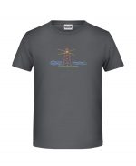 Handdrawn-lighttower - Bio-Shirt Jungen rundhals