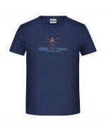 Handdrawn-lighttower - Bio-Shirt Jungen rundhals – Bild 5