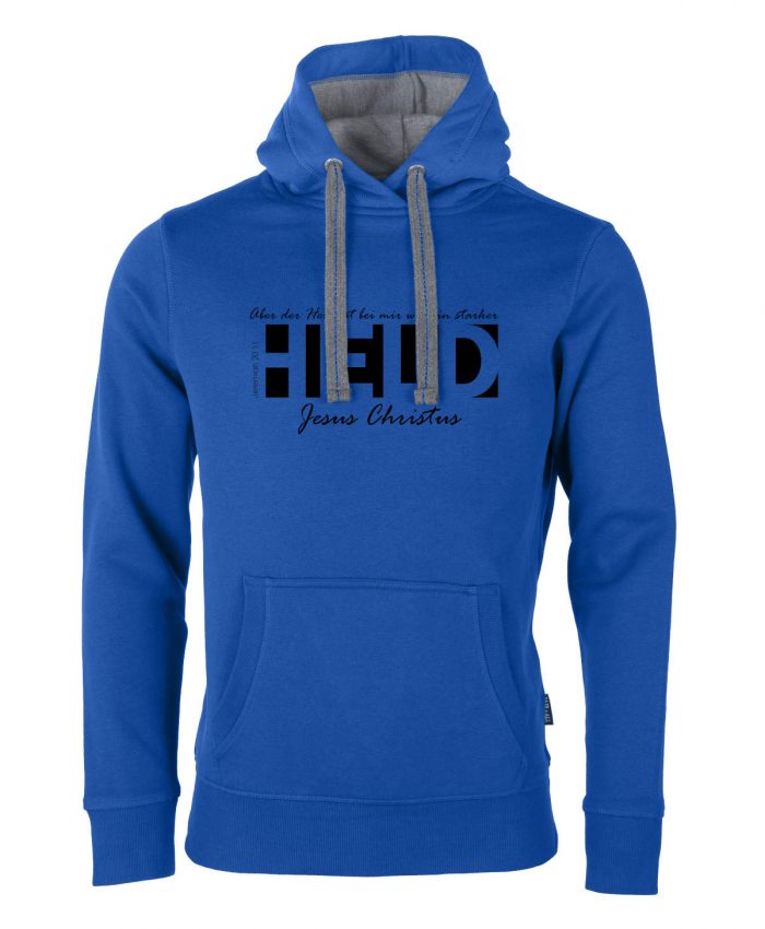 Jeremia 20, 11 - Ein starker Held – Hoodie Unisex – Bild 3