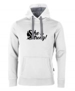 She is strong – Hoodie Unisex – Bild 4