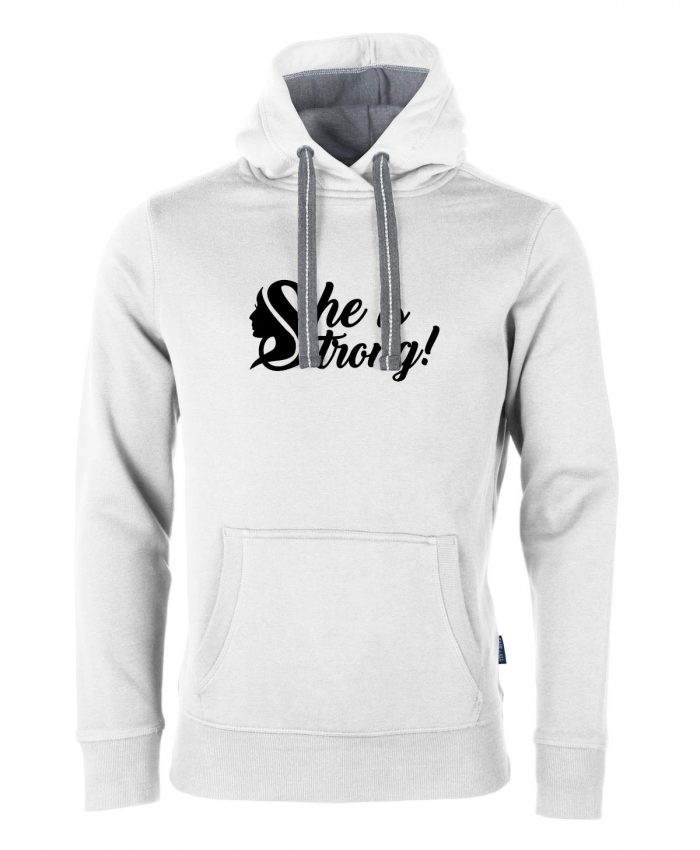 She is strong – Hoodie Unisex – Bild 4