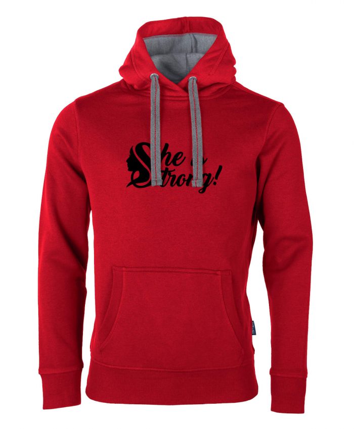 She is strong – Hoodie Unisex – Bild 2