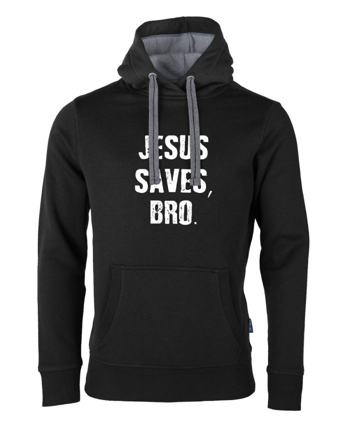 Jesus saves Bro – Hoodie Unisex – Bild 7