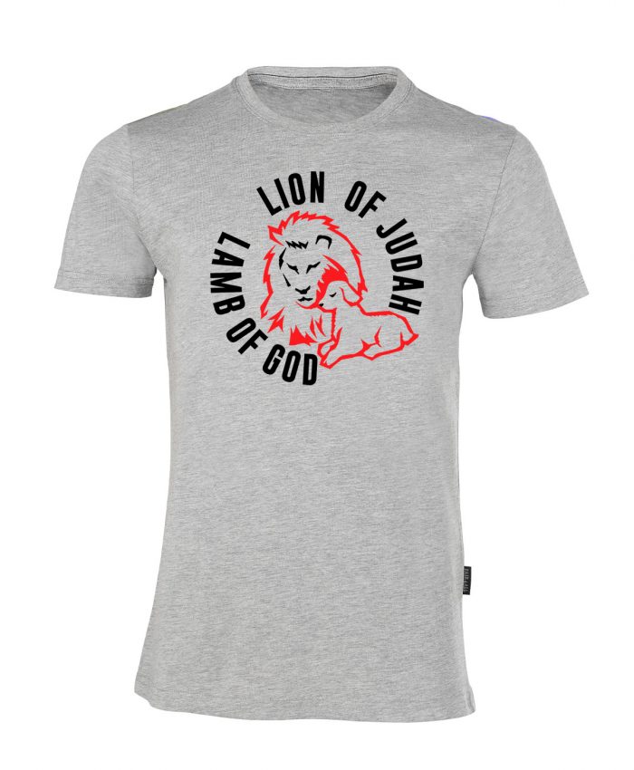 Lion of Judah - Lamb of GOD - Bio-Shirt Männer rundhals – Bild 4