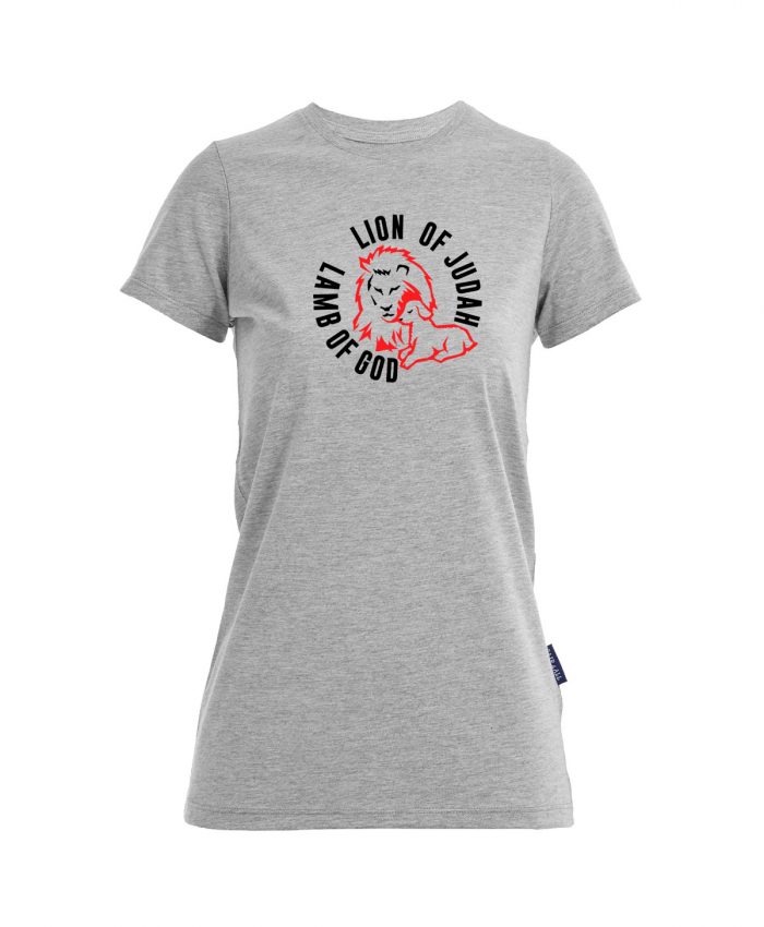 Lion of Judah - Lamb of GOD - Bio-Shirt Frauen rundhals – Bild 4