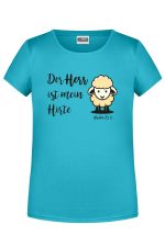 Der Herr ist mein Hirte - Bio-Shirt Mädchen rundhals – Bild 4