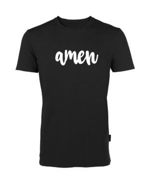 Jesus-Shirt Amen für Männer