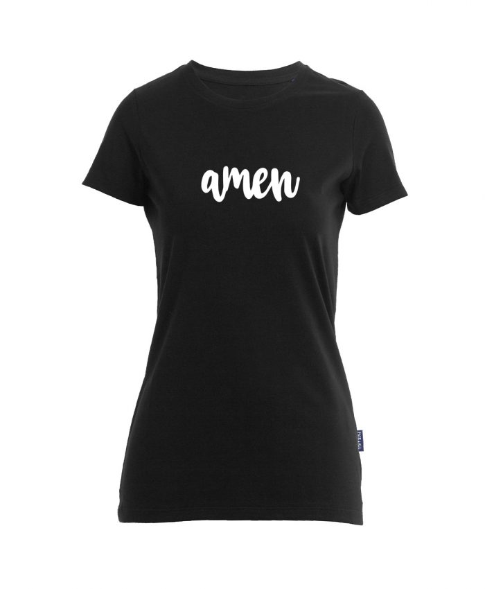 Amen - Bio-Shirt Frauen rundhals – Bild 3
