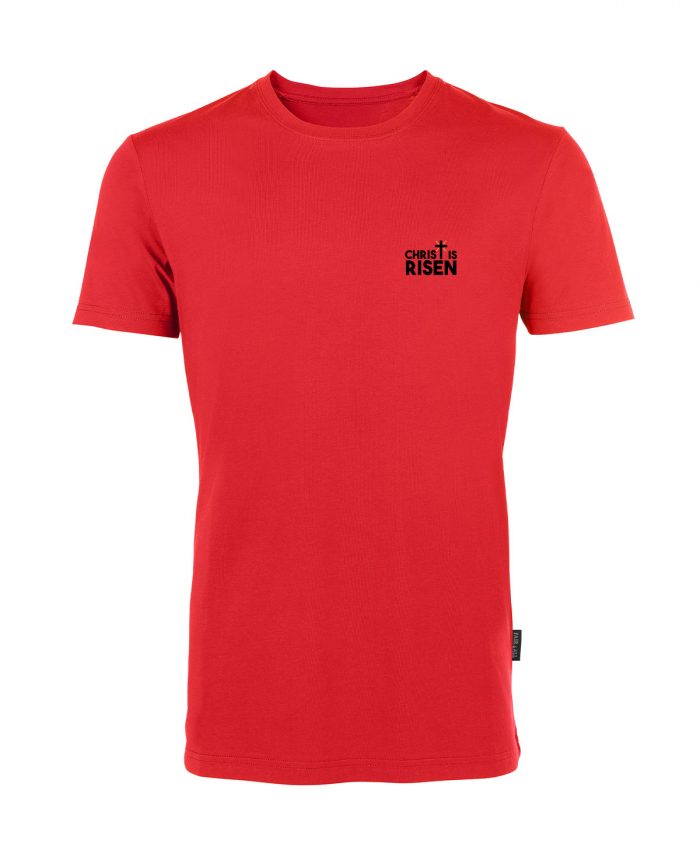 Christ is risen - Bio-Shirt Männer rundhals – Bild 2