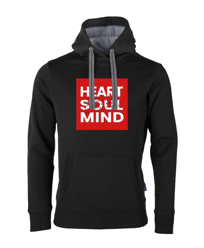 Heart-Soul-Mind – Hoodie Unisex – Bild 3