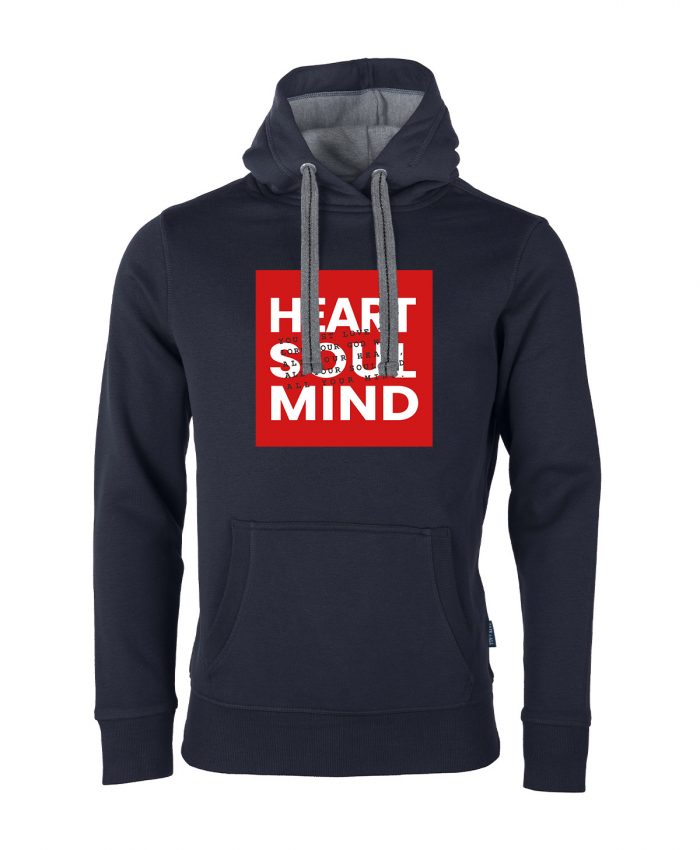 Heart-Soul-Mind – Hoodie Unisex – Bild 2