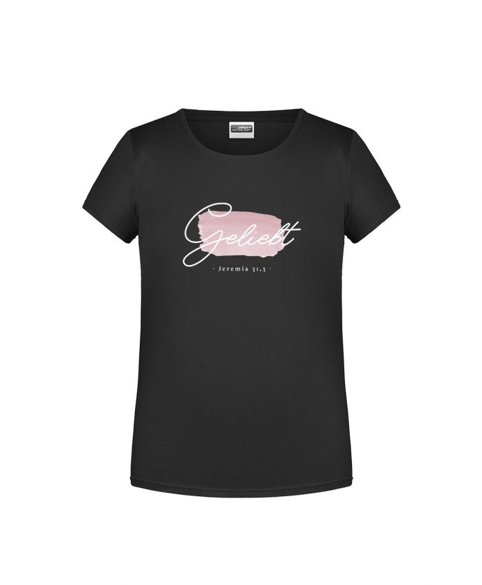 Geliebt - Bio-Shirt Mädchen rundhals – Bild 2