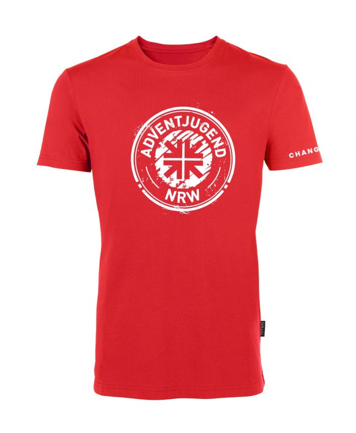 Adventjugend NRW - Bio-Shirt Männer rundhals – Bild 4