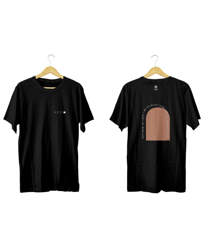 He is risen - Männer rundhals – Bild 5