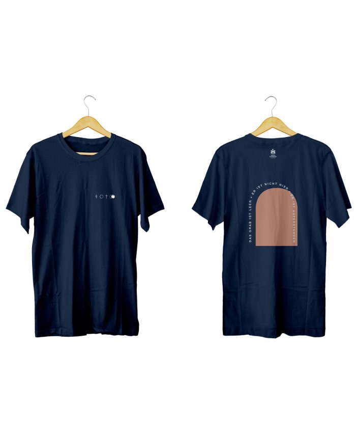 He is risen - Männer rundhals – Bild 4