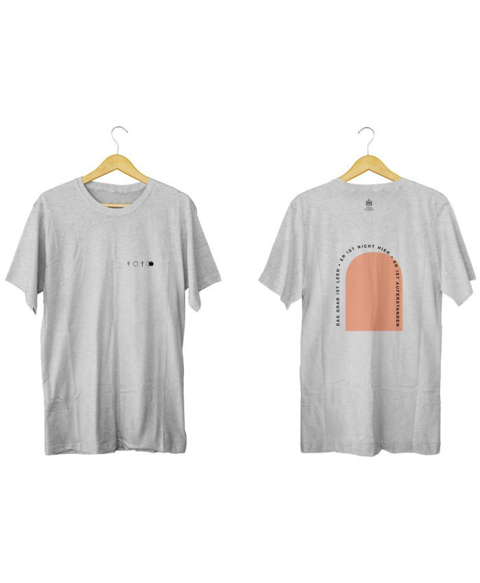 He is risen - Männer rundhals – Bild 3